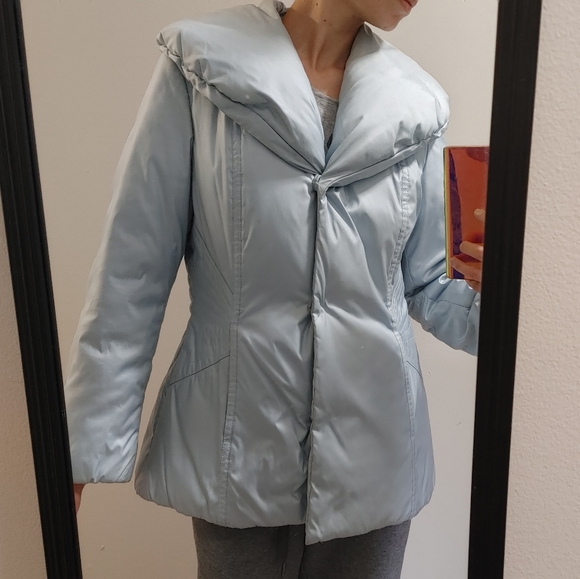 LAURÈL Vintage Ice Blue Down Puffer Jacket - Picture 3 of 15